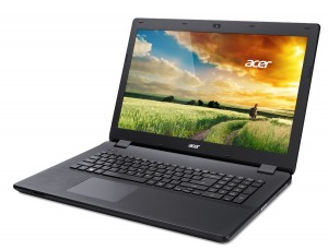Acer Aspire 17,3 HD+ ES1-731-C76S - Fekete Intel® Celeron® Quad Core™ N3150 - 1,60GHz, 4GB DDR3 1600MHz, 500GB HDD, DVDSMDL, Intel® HD Graphics, WiFi, Bluetooth, Webkamera, Boot-up Linux, Fényes Kijelző