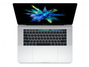 Apple 15,4 Retina MacBook Pro Touch Bar & ID- MLW82MG/A - Ezüst Intel® Core™ i7 /2,70GHz - 3,60GHz/, 16GB 2133MHz, 512GB SSD, AMD® Radeon™ Pro 455 2GB, WiFi, Bluetooth, Webkamera, MacOS Sierra, Háttérvilágítású billentyűzet