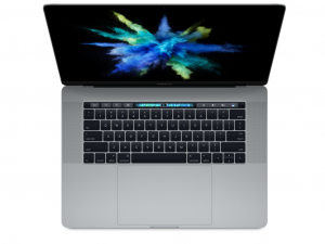 Apple 15,4 Retina MacBook Pro Touch Bar & ID- MLH42MG/A - Asztroszürke Intel® Core™ i7 /2,70GHz - 3,60GHz/, 16GB 2133MHz, 512GB SSD, AMD® Radeon™ Pro 455 2GB, WiFi, Bluetooth, Webkamera, MacOS Sierra, Háttérvilágítású billentyűzet