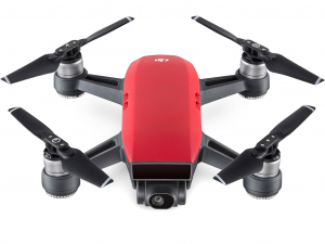 DJI Spark - Lava Red - Fly More Combo - drón