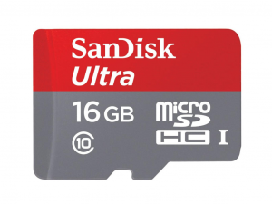 SanDisk Ultra Micro SDHC 16GB CLASS 10 UHS-I +adapter SD memóriakártya (SDSQUNC-016G-GN6MA)