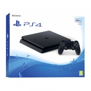Sony Playstation 4 (PS4) Slim 500GB Jet Black- Fekete Játékkonzol