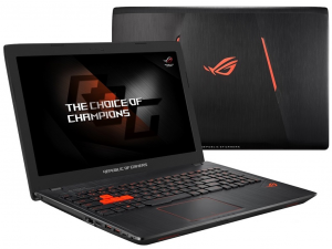 ASUS ROG STRIX GL553VE-FY161 15,6 FHD/Intel® Core™ i7 Processzor-7700HQ/8GB/128GB+1TB/GTX 1050 Ti 4GB/fekete laptop