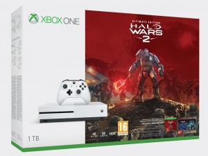 Microsoft Xbox One S (Slim) 1TB Játékkonzol + Halo Wars 2 Ultimate Edition Játékprogram