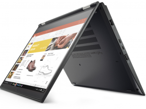 Lenovo Thinkpad Yoga 370, 13.3 FHD TOUCH + PEN, Intel® Core™ i5 Processzor-7200U (3.10GHZ), 8GB, 256GB SSD, Win10 Pro, Fekete notebook