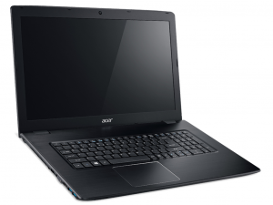 Acer Aspire E5-774G-52DF 17,3 FHD, Intel® Core™ i5-7200U, 4GB 2133MHz, 1TB HDD, NVIDIA® GeForce® 940MX / 2GB, Linux, Fekete notebook