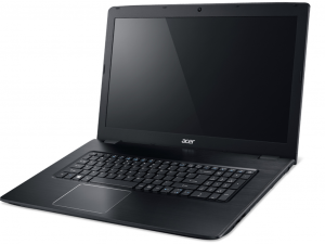 Acer Aspire E5-774G-52J2, 17,3 FHD, Intel® Core™ i5-7200U, 4GB 2133MHz, 128GB SSD + 1TB HDD, NVIDIA® GeForce® GTX950M / 2GB, Linux, Fekete notebook