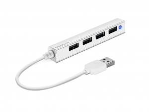 Speedlink SNAPPY SLIM USB2.0 HUB, 4-Port - passzív - Fehér