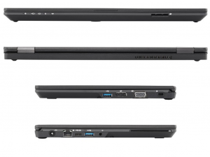 Fujitsu LIFEBOOK U747 14 IPS FHD, Intel® Core™ i5 Processzor-7200U, 8 GB DDR4, 256 GB SSD, Dos, fekete notebook