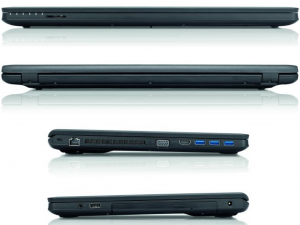 Fujitsu LIFEBOOK A557 15.6 HD, Intel® Core™ i5 Processzor-7200U, 4 GB DDR4, 500 GB HDD, Win10Pro, fekete notebook