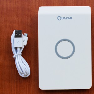 Quazar Wireless Charger Plate (vezeték nélküli töltőpad) - fehér