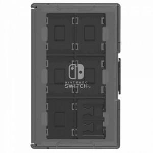 HORI - Nintendo Switch Game Card Case 24 Fekete