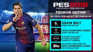 PES 2018 Premium Edition (PS4) Játékprogram - Előrendelői poszterrel és PES ajándék órával!