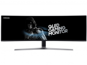 Samsung 49 Colos Ívelt QLED Gaming monitor 32:9 arányú képernyővel