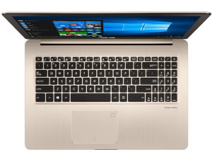 Asus VivoBook Pro 15 N580VD-FY319T 15.6 FHD, Intel® Core™ i7 Processzor-7700HQ, 8GB, 1TB HDD + 128 SSD, NVIDIA GeForce GTX 1050 - 4GB, win10, arany notebook