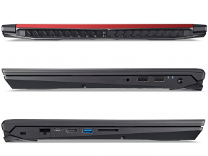 Acer Nitro 5 AN515-51-77M5 15.6 FHD IPS, Intel® Core™ i7 Processzor-7700HQ, 8GB, 1TB HDD + 128GB SSD, NVIDIA GeForce GTX 1050 Ti - 4GB, linux, fekete notebook