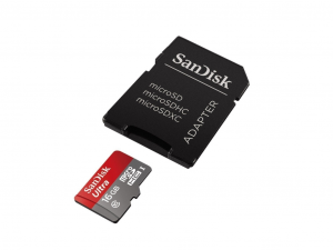 SanDisk microSDHC™ Mobile Ultra™ 16GB + adapter, (98MB/s) class 10, A1 - MicroSD Kártya