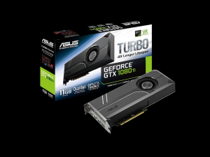 Asus PCIe NVIDIA GTX 1080 Ti 11GB GDDR5X - TURBO-GTX1080TI-11G - Videokártya