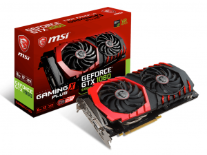 MSI NVIDIA GeForce GTX 1060 GAMING X Plus 6G - Videókártya