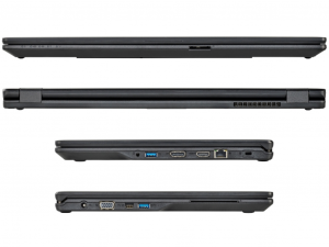Fujitsu Lifebook E558 15.6 FHD IPS, Intel® Core™ i5 Processzor-8250U, 8GB, 1TB HDD, Win10P, fekete notebook