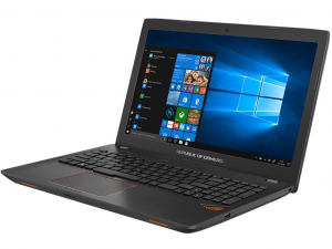 Asus Rog Strix GL553VE-FY425T 15.6 FHD, Intel® Core™ i7 Processzor-7700HQ, 16GB, 1TB HDD, NVIDIA GeForce GTX 1050 Ti, Win10H, fekete notebook