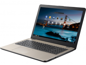 Asus VivoBook X542UN-GQ143 15.6 HD, Intel® Core™ i5 Processzor-8250U, 8GB, 1TB HDD, NVIDIA GeForce MX150 - 4GB, linux, arany notebook