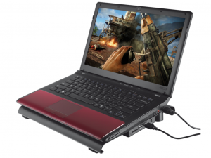 Trust GXT 277 Genic - Notebook cooling stand - Gamer hűtőpad
