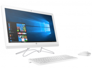 HP AIO 24-e003nn 23.8 FHD, Intel® Core™ i5 Processzor-7200U, 8GB, 256GB SSD, Win10, fehér