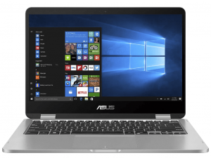Asus VivoBook Flip TP401NA-BZ061T 14 HD Multitouch, Intel® Quad-Core™ N3450, 4GB, 128GB SSD, Win10, világos szürke notebook