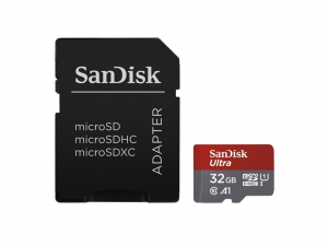 Sandisk 32GB Micro SD ( SDHC Class 10 ) Ultra Android Memóriakártya + adapter