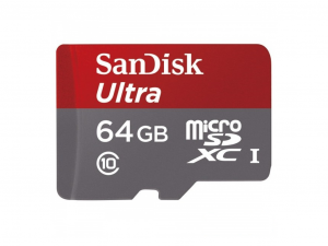 Sandisk 64GB Micro SD ( SDXC Class 10 ) Mobile Ultra Android App Memóriakártya