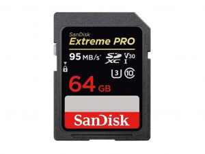 Sandisk 64GB SD ( SDXC Class 10 UHS-I ) Extreme Pro Memóriakártya