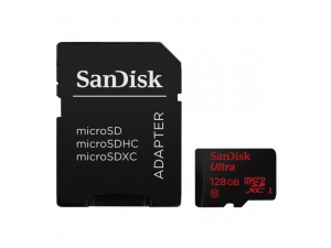 Sandisk 128GB Micro SD ( SDXC Class 10 UHS-I ) Mobile Ultra Memóriakártya + Adapter