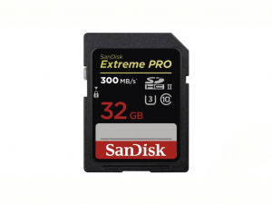 Sandisk 32GB SD ( SDHC UHS-II U3 ) Extreme Pro Memóriakártya