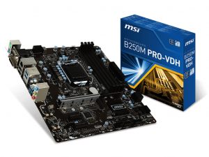 MSI B250M PRO-VDH - S1151 - Intel® B250M - mATX