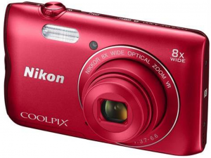 Nikon Coolpix A300 vörös digitális fényképezőgép
