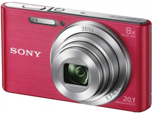Sony DSC-W830 rózsaszín fényképezőgép + 16GB kártya + tok