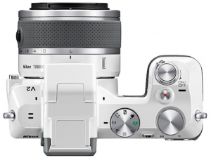 Nikon 1 V2 kit + 10-30mm VR fehér fényképezőgép
