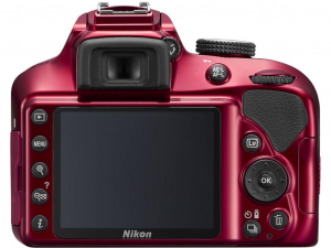 Nikon D3400 vörös fényképezőgép + AF-P 18-55mm DX VR