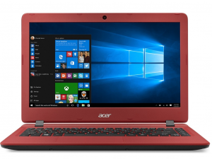 Acer Aspire 13,3 HD ES1-332-C1LH -Fekete/Piros Intel® Celeron® Dual Core™ N3350/1,10GHz - 2,40GHz/, 4GB 1600MHz, 500GB HDD, Intel® HD Graphics 500, WiFi, Bluetooth, Webkamera, Boot-up Linux, Matt kijelző