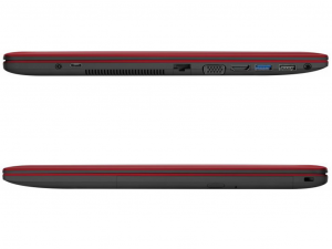 Asus X540LJ-XX108D notebook Piros 15.6 HD Core™ i3-4005U 4GB 1000GB GT920/1G Dos