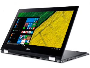 Acer Spin SP515-51N-51A3 15.6 FHD IPS Touch, Intel® Core™ i5 Processzor-8250U, 8GB, 1TB HDD + 256GB SSD, Win10, ceruza, acélszürke notebook