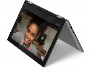 Lenovo Ideapad Yoga 330-11IGM 11.6 HD Touch, Intel® Quad Core™ N4100 QC, 4GB, 64 eMMC, Win10, fekete notebook