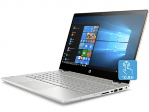 HP Pavilion X360 14-CD0001NH 14 FHD Touch, Intel® Core™ i3 Processzor-8130U, 4GB, 256GB SSD, Win10H, arany színű notebook