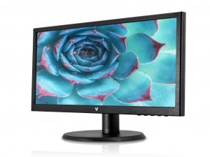 V7 L215DS-2E 54.6 cm (21.5) LED LCD Monitor - Fekete