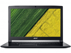 Acer Aspire A717-72G-72D2 17,3 FHD/Intel® Core™ i7 Processzor-8750H/8GB/128GB+1TB/GTX 1060 6GB/linux/fekete laptop