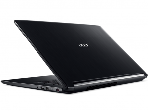 Acer Aspire 7 A717-72G-71BR notebook - Intel® Core™ i7-8750H - 8GB DDR4 - 1TB HDD - NVIDIA® GeForce® GTX 1050 4GB - Linux - fekete