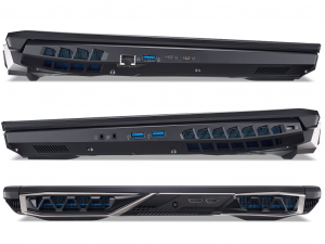 Acer Predator Helios 500 PH517-51-72Y0 17,3 FHD IPS/Intel® Core™ i7 Processzor-8750H/32GB/512GB+1TB/GTX 1070 8GB/Win10/fekete laptop