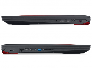 Acer Predator Helios PH317-52-76BM notebook - Intel® Core™ i7-8750H - 16 GB DDR4 - 1TB HDD - NVIDIA® GeForce® GTX 1050Ti 4GB - Linux - fekete
