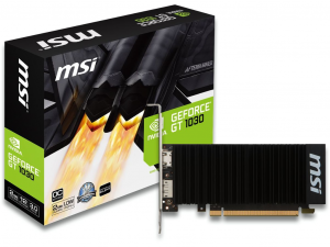 MSI nVidia GT 1030 2 GB DDR4 videokártya